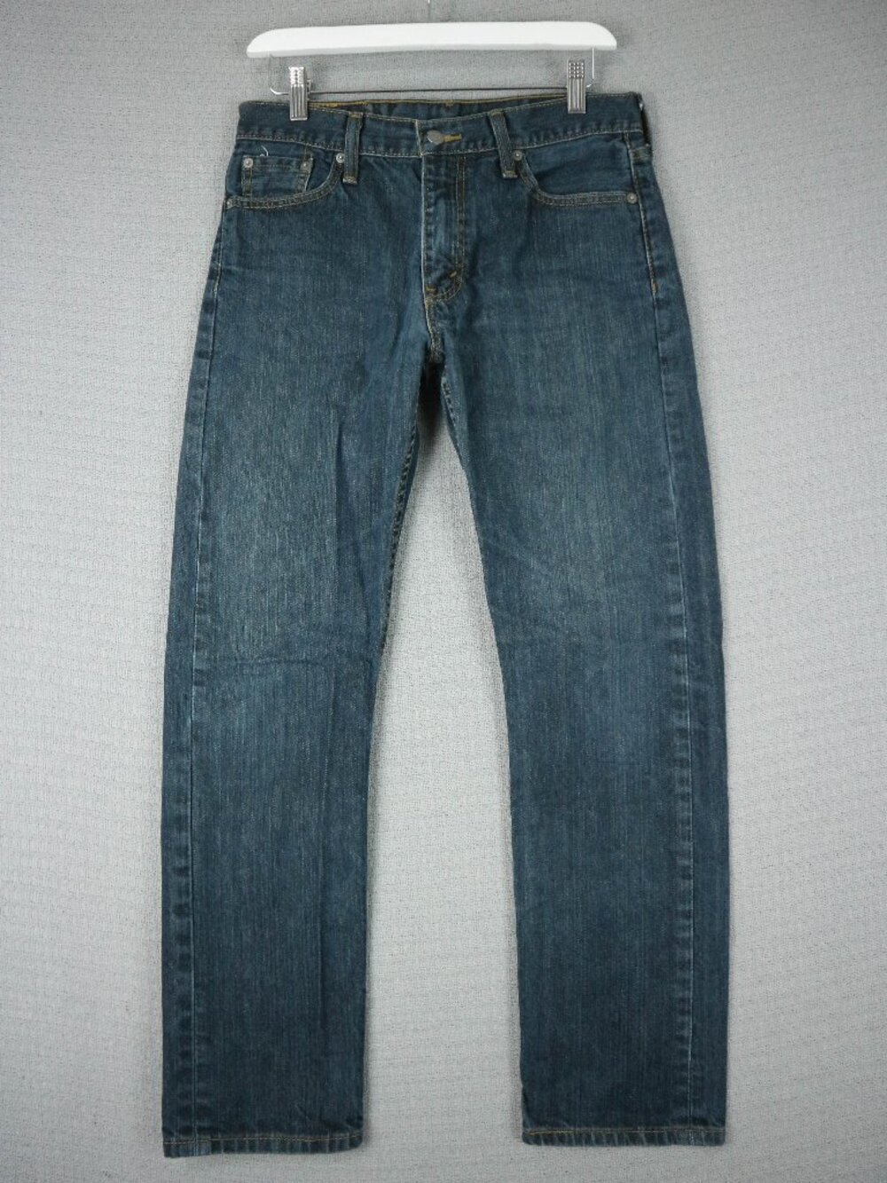Levi's 513 Mens Slim Straight Dark Wash Denim Cut Jeans 30x30